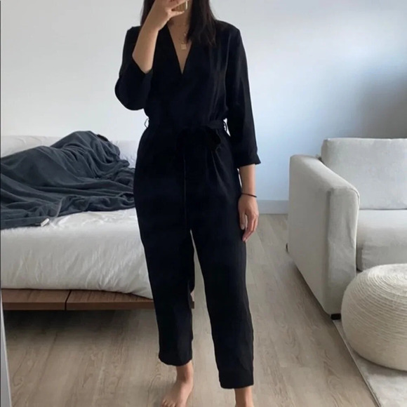 Aritzia Babaton Karl  Jumpsuit Black Size 4 - Picture 3 of 11